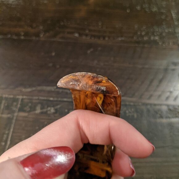 Vintage Lucerne Swiss Watch Untested For Repair - Bangle Bracelet Style Resin - Picture 11 of 11